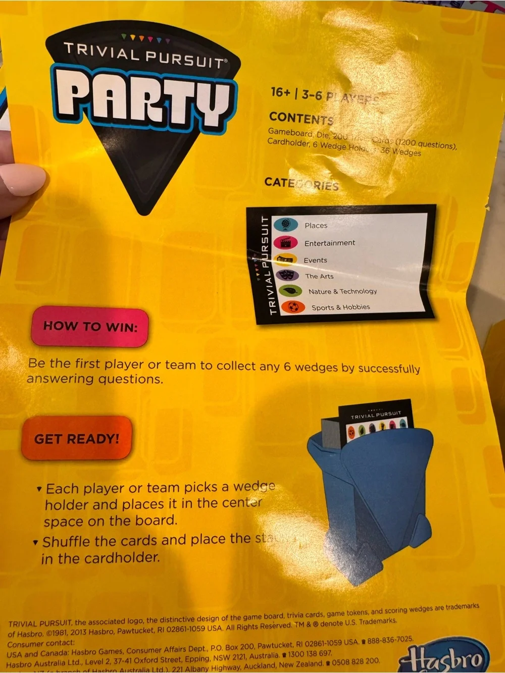 Hasbro trivial pursuit
